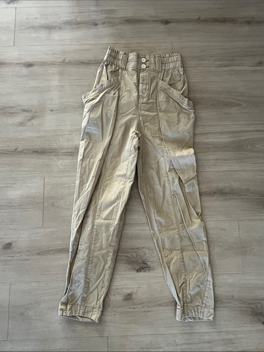 Free People women’s Cargo Pants in Beige